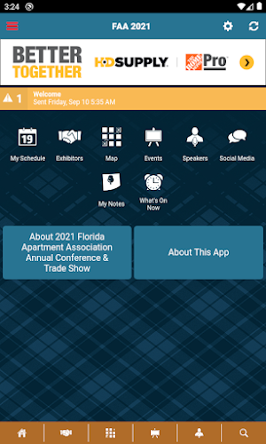 FAA Conferences Screenshot 1