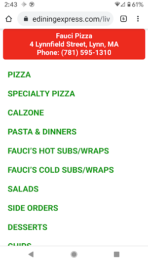 Fauci Pizza Screenshot 1