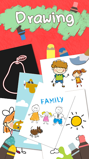 Kids Kingdom Doodler -Painting Screenshot 0