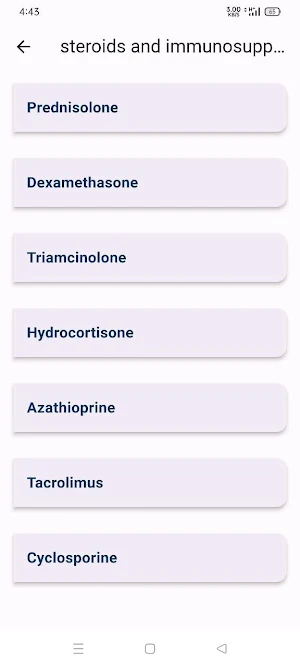 Dental Pharmacology Screenshot 2