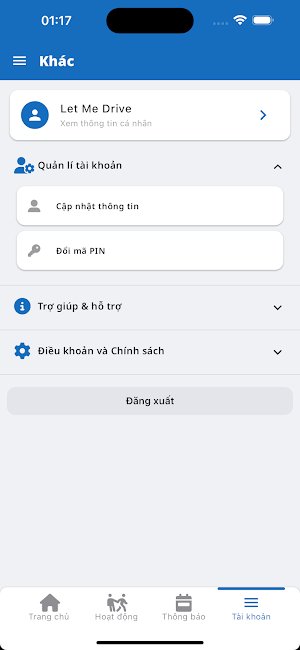 LMD - Cho tài xế lái xe hộ Screenshot 1