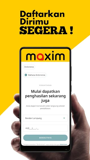 Cara Daftar Driver Maxim 2021: Pendaftaran Online Screenshot 2
