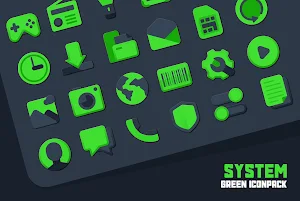 Atom Green IconPack Screenshot 0