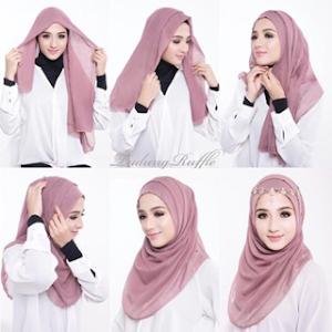 Cara Memakai Jilbab Segi Empat Screenshot 2