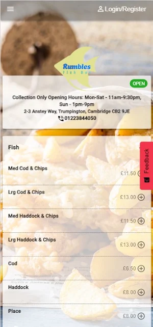 Rumbles Fish Bar Screenshot 0