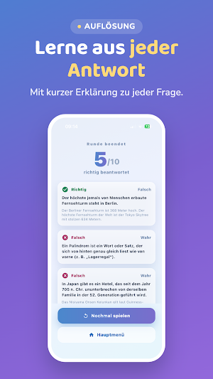 Quizano – Wissen, das bleibt. Screenshot 2