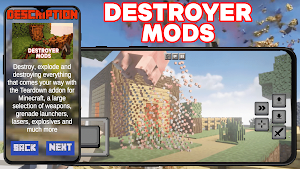 Mods Destroy for Minecraft PE Screenshot 1