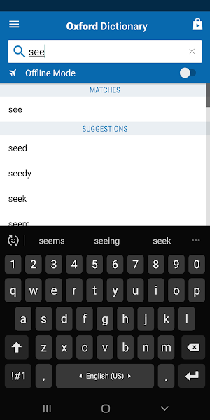 Concise Oxford American Thesaurus Screenshot 1