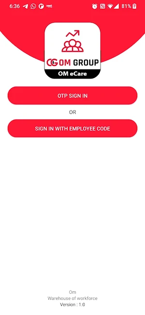 OM eCare Screenshot 1