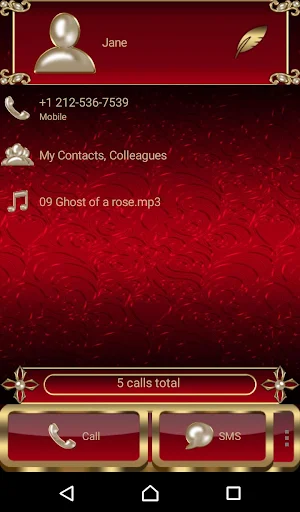 Virgin Mary Red Dialer theme Screenshot 1