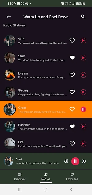 Radio Crossfit Screenshot 3