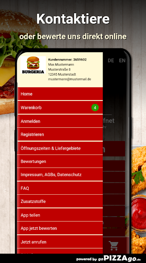 V I P Burger Eckental Screenshot 2