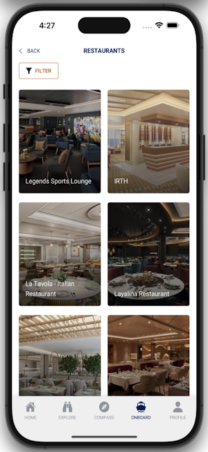 AROYA Cruises Screenshot 2