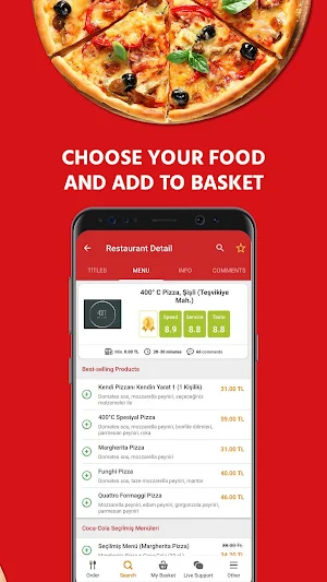 Yemeksepeti - Order Food & Grocery Easily Screenshot 3