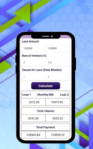 LoanBook - EMI Loan Calculator Screenshot 1