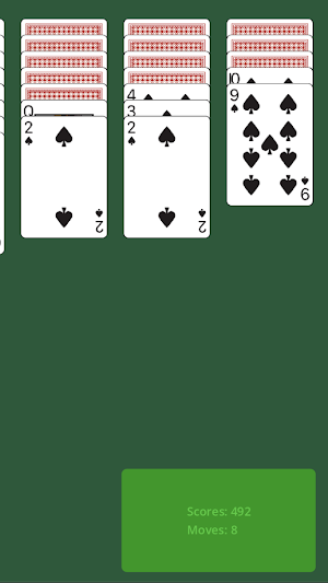 Spider Solitaire Screenshot 1