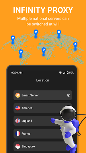 Infinity Proxy - VPN Shield Screenshot 2