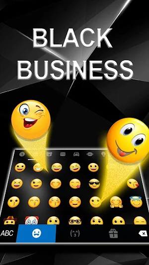 Cool black Keyboard Theme Screenshot 2