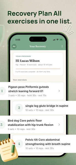 Pocket Physio Care: My Rehab Screenshot 1