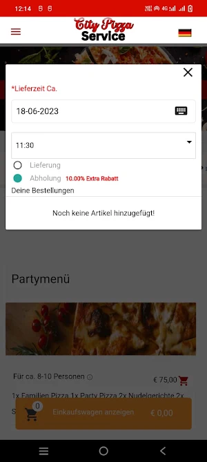 City Pizza Service Screenshot 3
