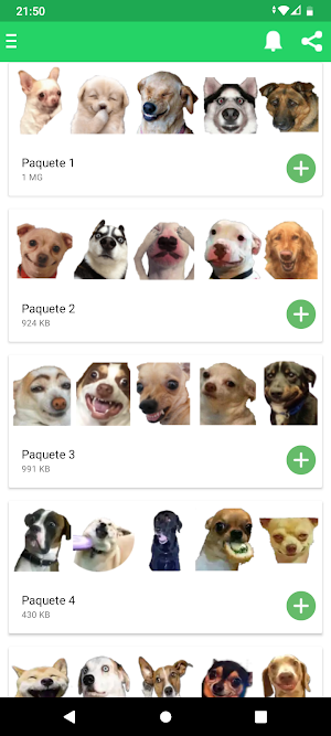 Stickers de perros graciosos Screenshot 0