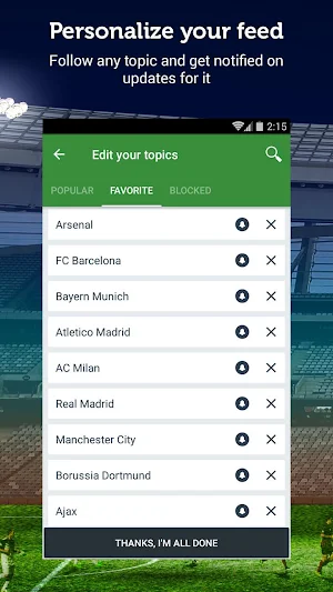 Football Transfers & Rumors Screenshot 1