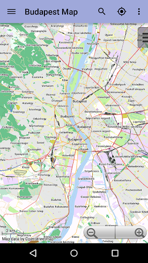 Budapest Offline City Map Screenshot 0