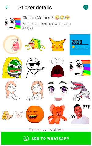 Memes Stickers for WhatsApp Screenshot 1