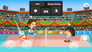 Head Volleyball - Head Ball Screenshot 1