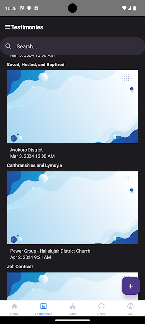 Church Reports Portal Screenshot 1