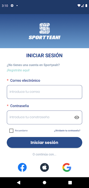 Sportyeah Screenshot 0