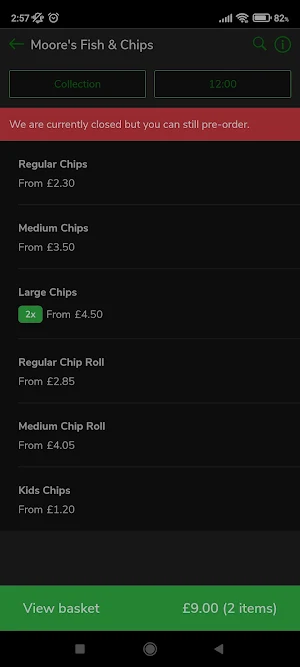 Moore’s Chippy & Scoop Shack Screenshot 1