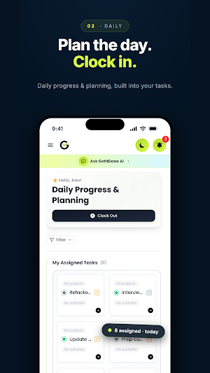 GetItDone — AI Task Manager Screenshot 1