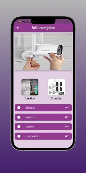 Dekco security camera Guide Screenshot 0