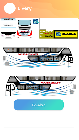 Livery Budiman double decker Screenshot 1