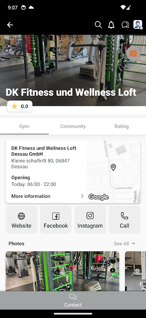 DK Fitness Studios Screenshot 2