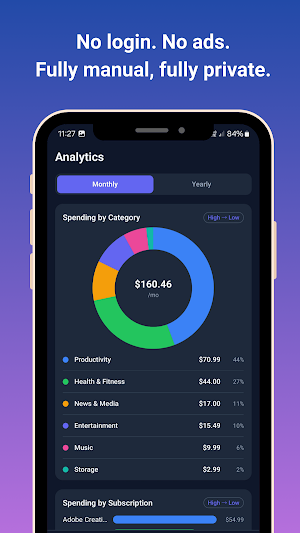 MoneyDrain: Bill Reminder App Screenshot 3