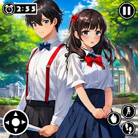 Anime High School Girl Love 3D