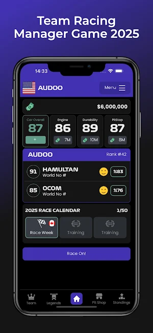 Team Racing Manager 2025 Screenshot 0