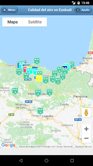 Calidad del Aire en Euskadi Screenshot 1