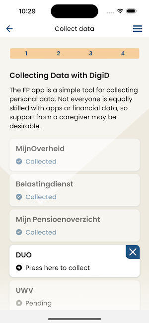 Financieel Paspoort Screenshot 1