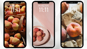 Peach Aesthetic Wallpaper Screenshot 0