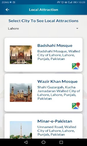 Tourist Facilitation Screenshot 2