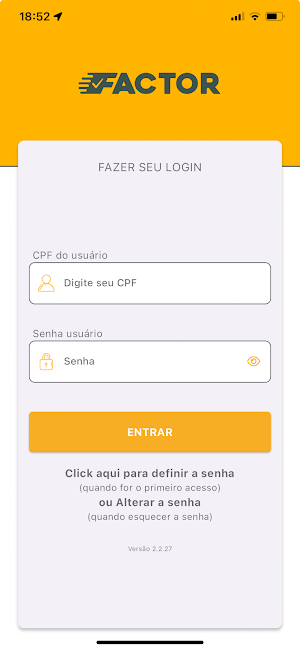 Factor Mobile Screenshot 0