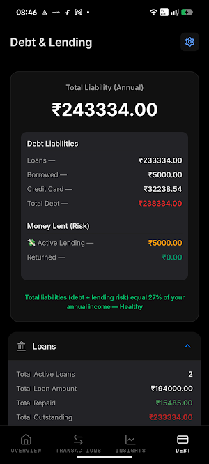 FinSight Screenshot 1