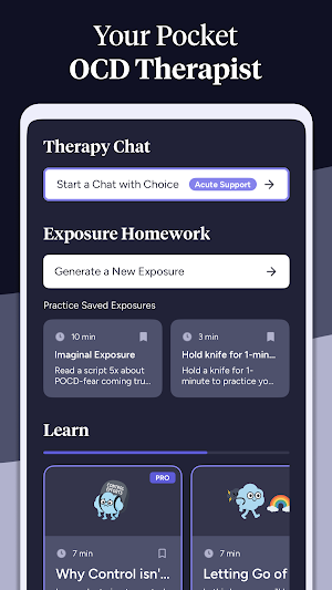 Choiceful: OCD Treatment App Screenshot 0