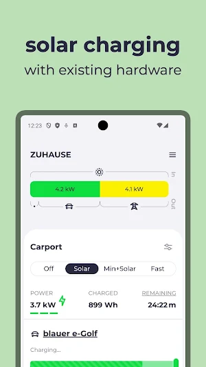 evcc - solar charging Screenshot 1