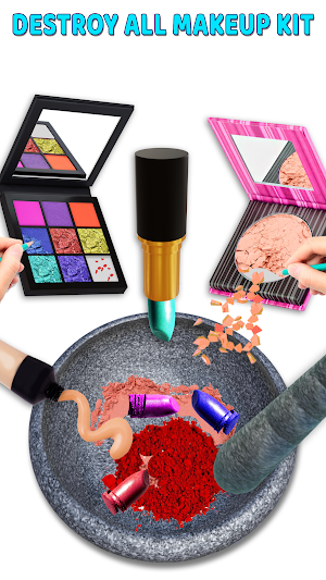 ASMR Makeup-Destruction Games Screenshot 3