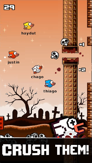 Flapping Crush: Halloween Bird Screenshot 0