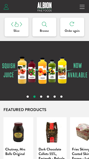 Albion Fine Foods Screenshot 0